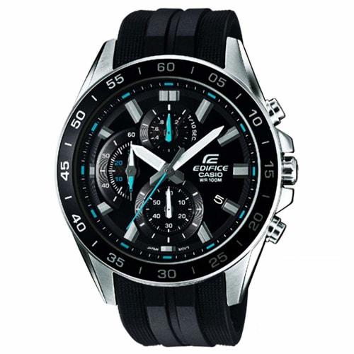 

Мужские часы Casio Edifice EFV-550P-1AVUDF с водонепроницаемостью 100 м, хронографом и салфеткой из микрофибры 13x13 см