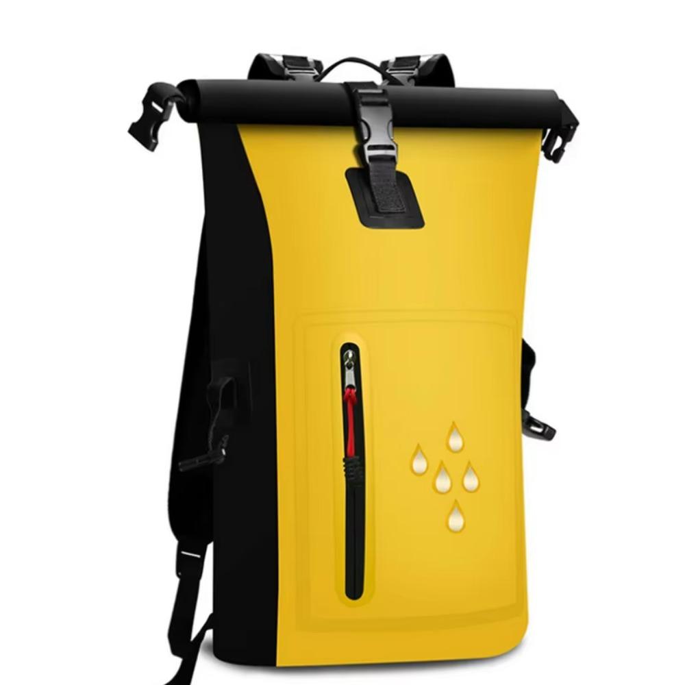 Large Capacity Waterproof Drift Bag IPX6 Rating Waterproof Bucket Bag Swimming Backpack  Camping