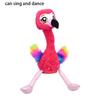 Talking And Singing Flamingo Plush Toy Interactive Birthday Gift