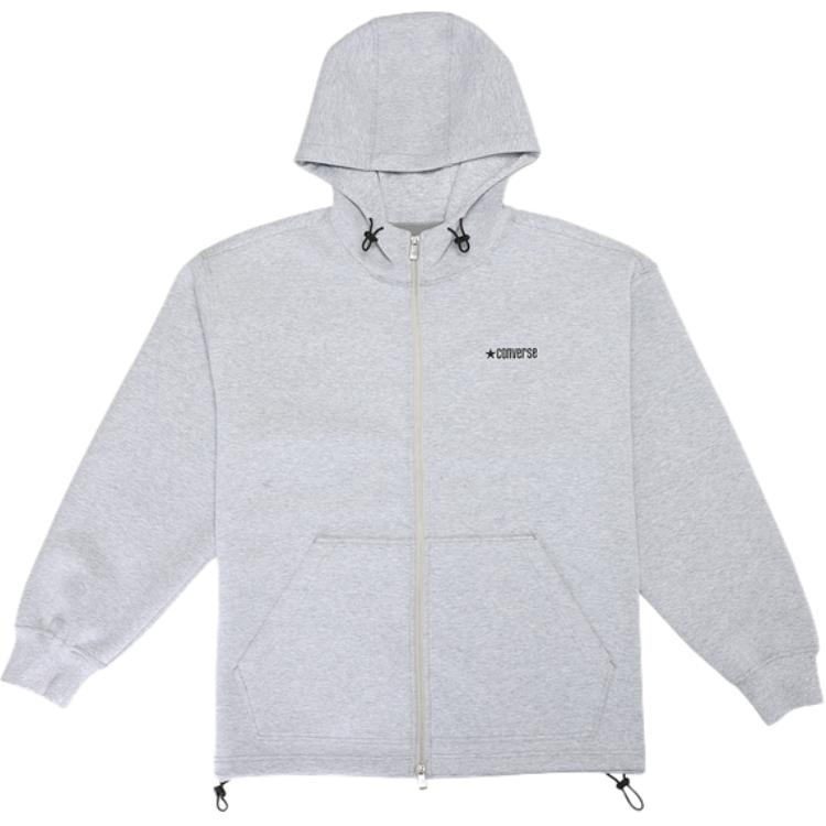 Converse Sweatshirts Men s Gray Hooded Moderate MCH604-GHG 2XL