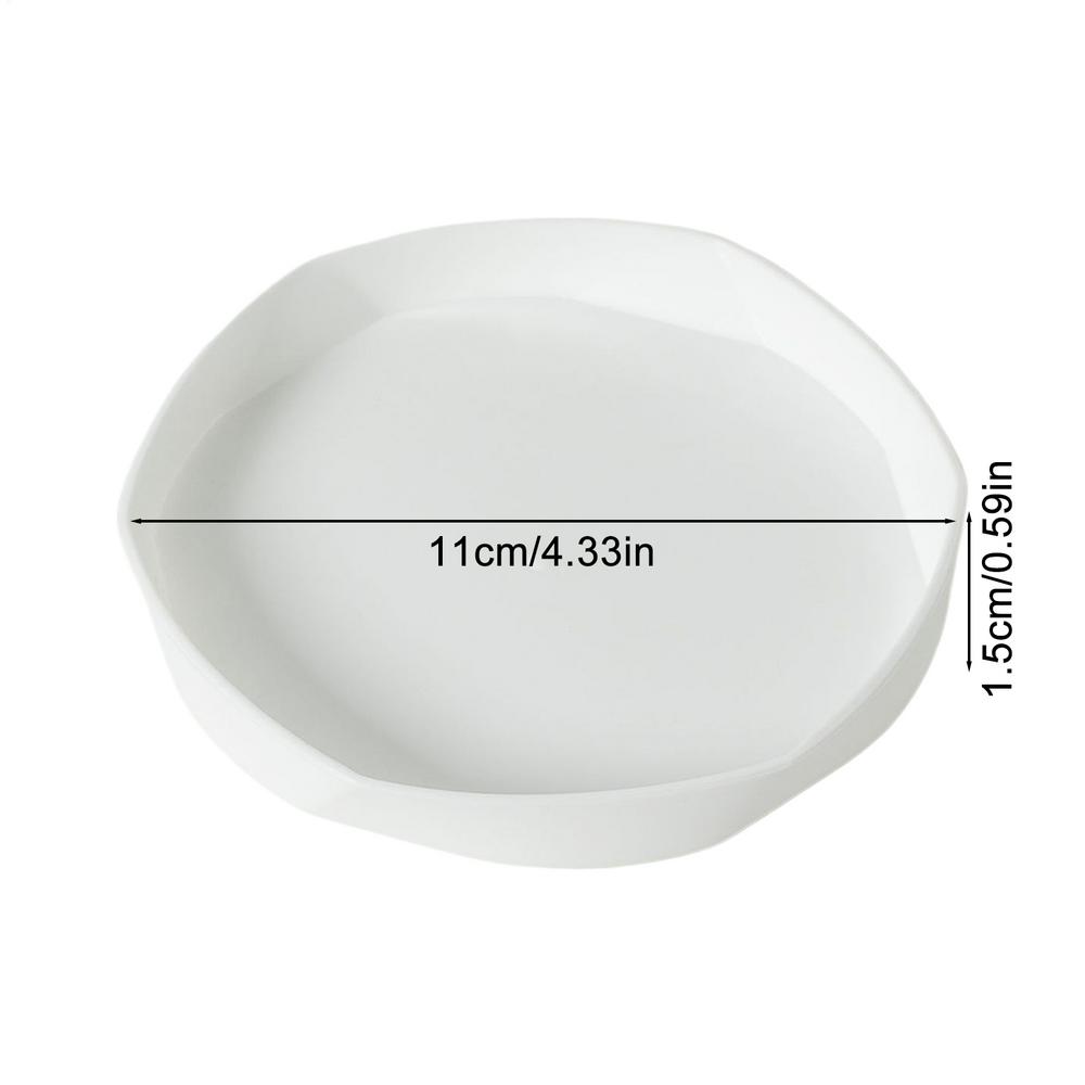 Round Plant Saucer Tray Leak-Proof Drip Catcher Protect Floors & Furniture for Pots, Indoor Outdoor Garden Balcony Use