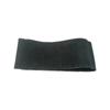 38cm Car Steering Wheel Cover Protector Black Leather Red Line DIY Hand Sewing
