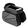 Cell Phone Bag Holder Handlebar Bag with Touch Screens Mountain Bike Front Top Tube Pouches Pannier Phone Mount Holder