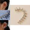 Fashion Alloy Ear Climber With Geometric And Rivet Design For Stylish Women And Gifts