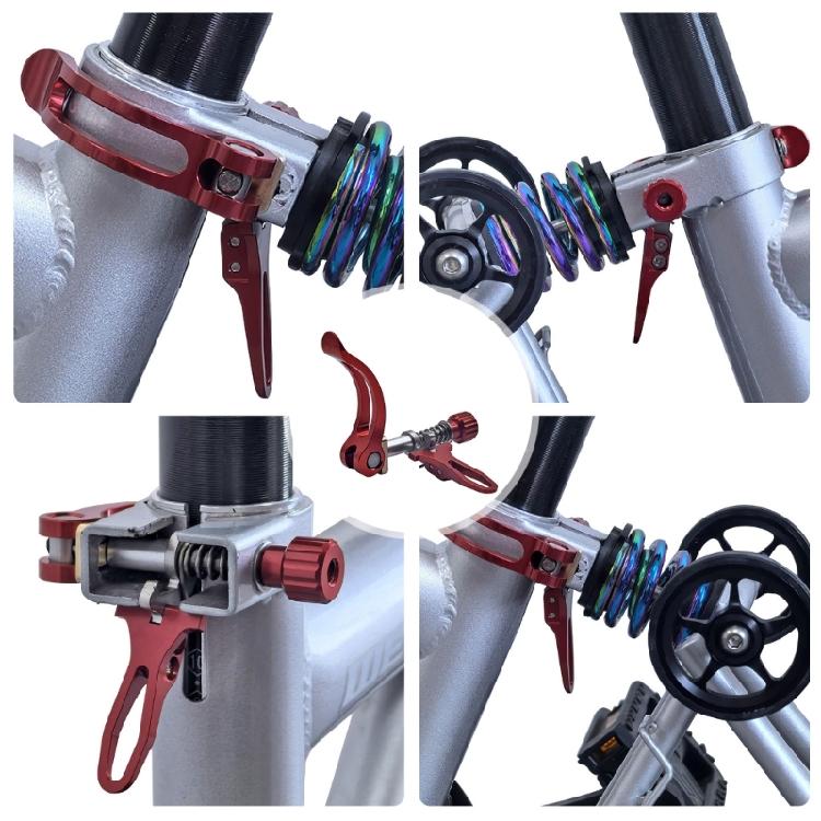 Premiums Aluminum Alloys Cycle Seats Tube Clamp Cycling Seatpost Tube Clamp for Efficient Commuting and Outdoor Fun