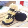 Winter Dog Boots Warm Fleece Pet Snow Shoes Anti Slip Small Dogs Teddy Pomeranian