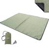 JIMENCE Thick Waterproof Picnic Sheet with Storage Bag for 1-3 People, 200 X 150 Cm, Camping Mat (Green)