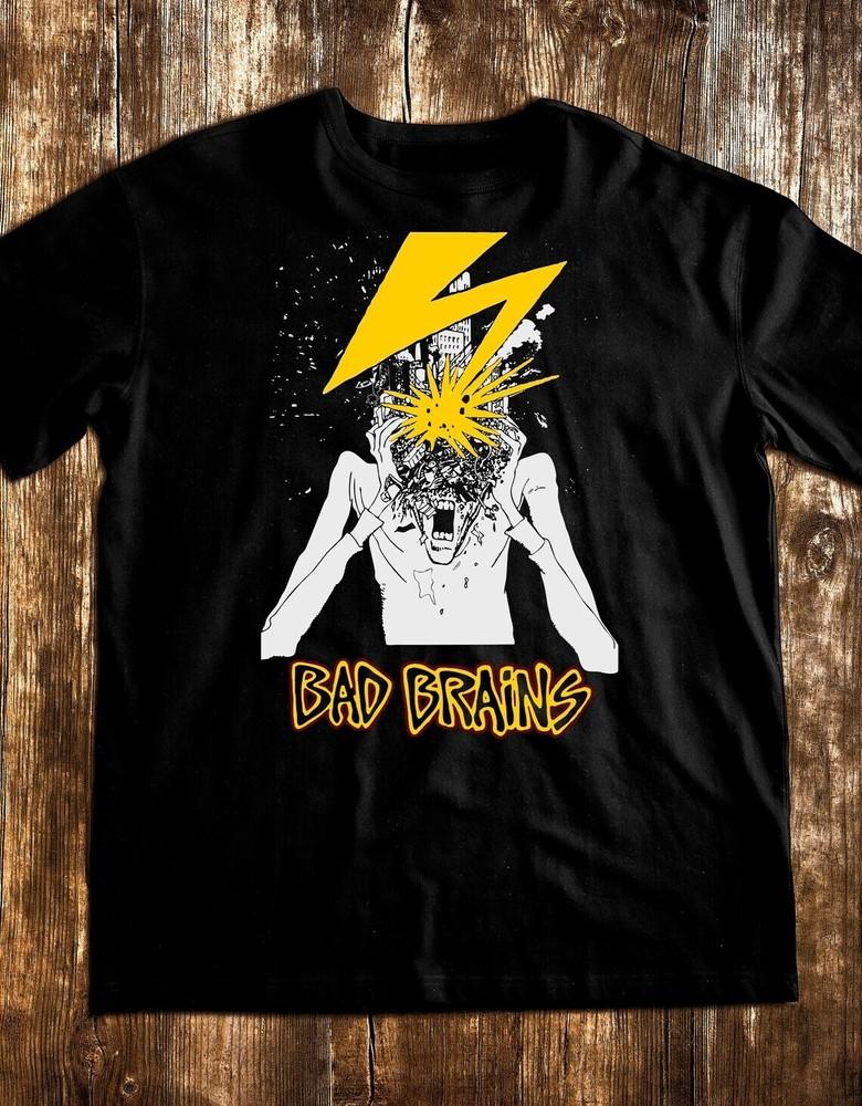 

Bad Brains Band Gift For Fans Cotton Black All Size Unisex Shirt Unisex T-Shirt XXL