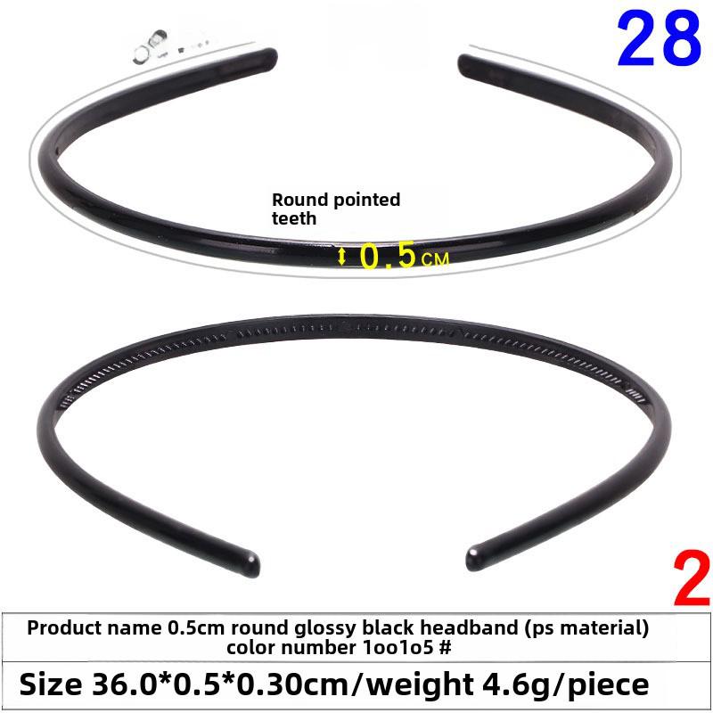 Highly Recommended Handmade Black Twisted Headband for Women - Perfect for DIY and Mother's Day.