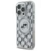 Karl Lagerfeld KLHMP16LHMCKMHT iPhone 16 Pro 6.3" Clear/Transparent IML Monogram Karl&Choupette Head MagSafe