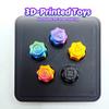 Yousheng 1/5Pcs Korean Traditional Stone Catching Game Hand-Eye Coordination Training Jacks Stone Kids Adults 3D Printed Pebble Grabbing Toy