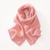 2025 Women's Elegant Wool Knit Scarf: Warm, Versatile, Solid Color Shawl & Neck Warmer for Autumn/Winter