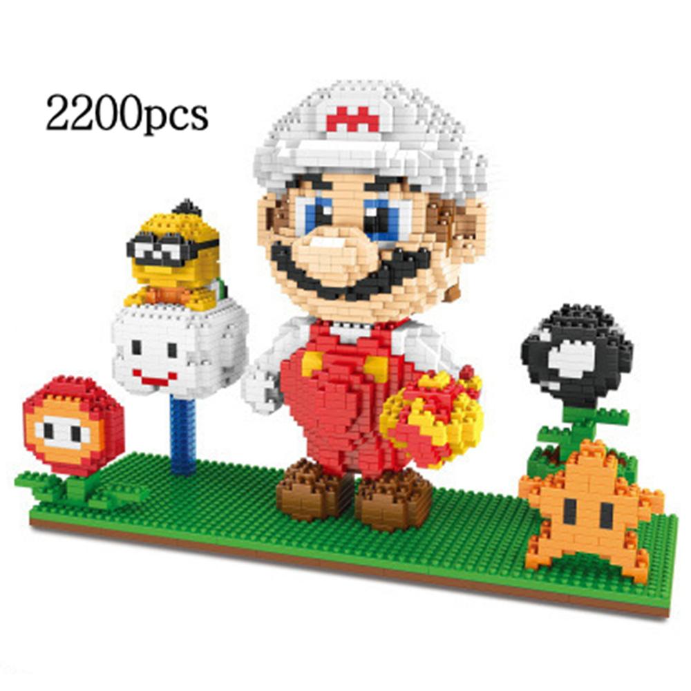 Cartoon Anime Game Figure Dinosaur Blocks Building Toy Bricks Educational Brinquedos for Kids Gift Children Christmas Present