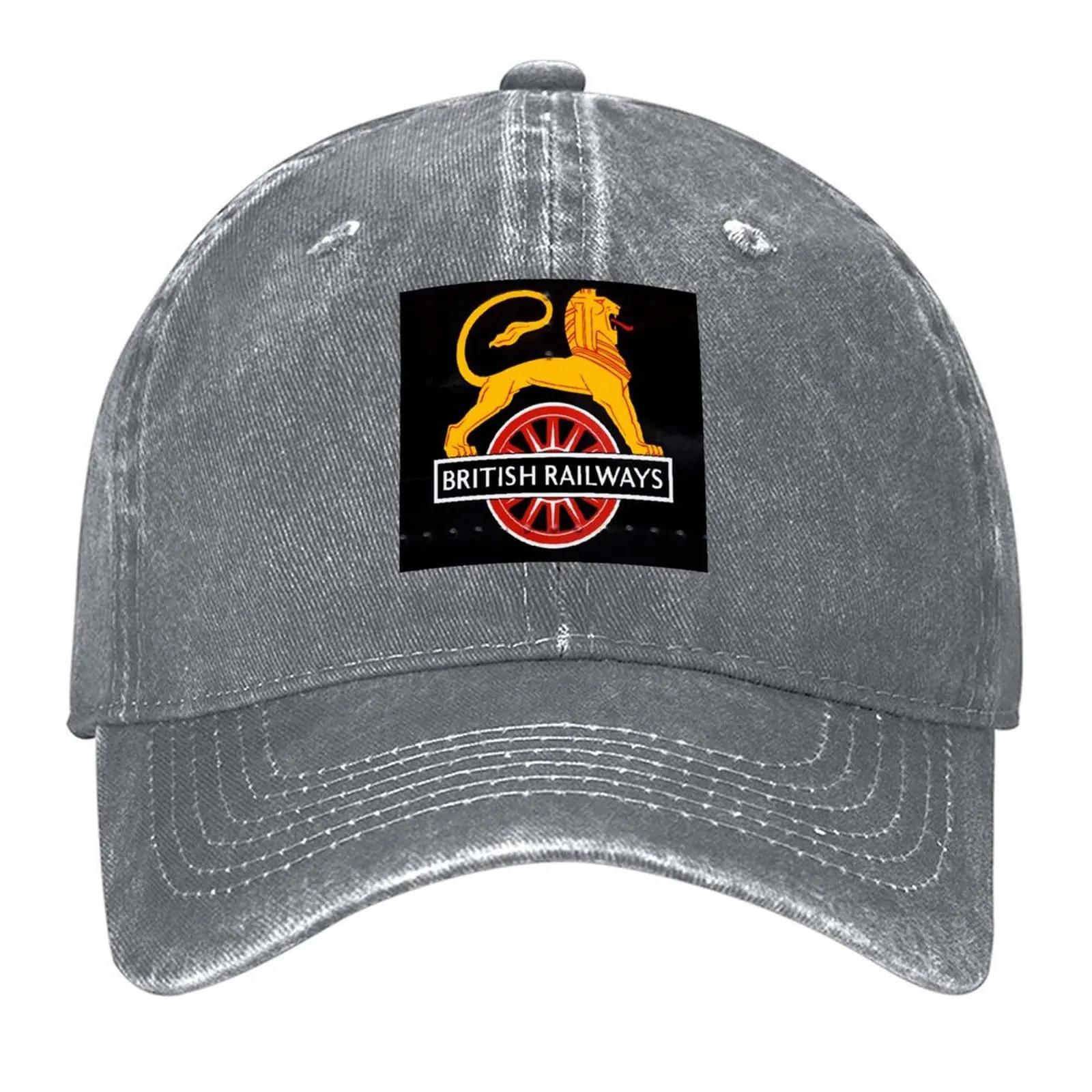 New British Railways Lion logo Baseball Cap designer cap derby hat Hat Beach Christmas Hat Golf Wear Unisex Womens
