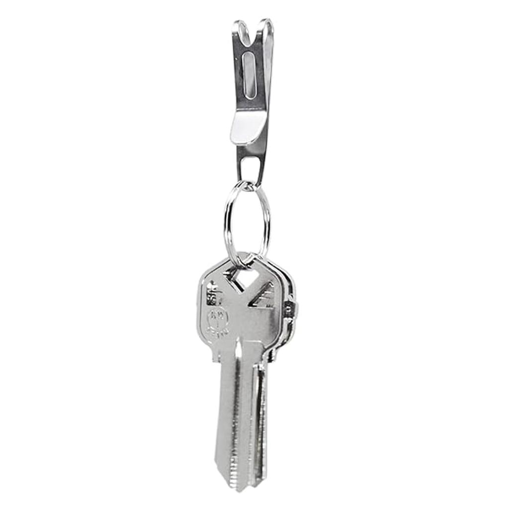 (KeySmart) Nano Clip | Pocket Clip Keyring Holder - Secure your keys and eliminate pocket bulges (1 Pack)