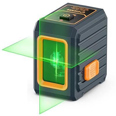 CIGMAN Ultra-Lightweight Laser Level with Cross Laser Line, Compact and Self-Leveling, Manual Mode, Maximum Working Distance of 30m, Energy-Saving Mod