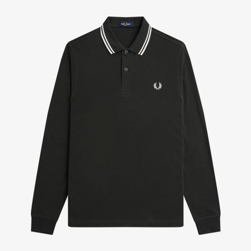 Fred Perry  Fred Perry  [m3636] Long Sleeve Twin Tip Fred Perry Shirt  T50  Afpm2333636 T50