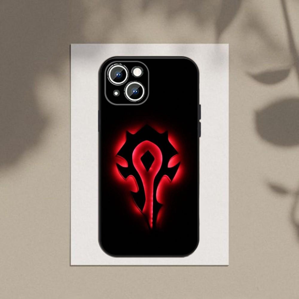 

W-World Of W-Warcraft Phone Case For Apple iPhone 15,14,13,12,11,XS,XR,X,8,7,Pro,Max,Plus,mini Silicone Black Cover iPhone12