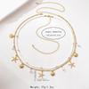 2 Pcs/set Shell Beads Body Chain Imitation Pearl Belly Chains Elegant Starfish Waist Chain  Summer