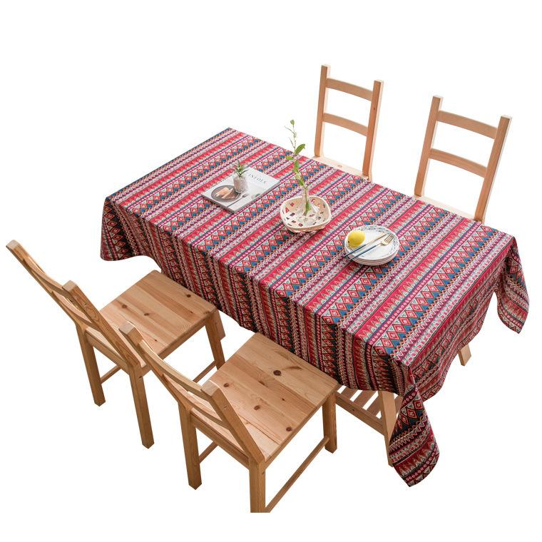 Cotton And Linen Book Tablecloth Text Art Rectangular Fabric Small Fresh Dust Cloth Cover Cloth Household Coffee Table Tablecloth