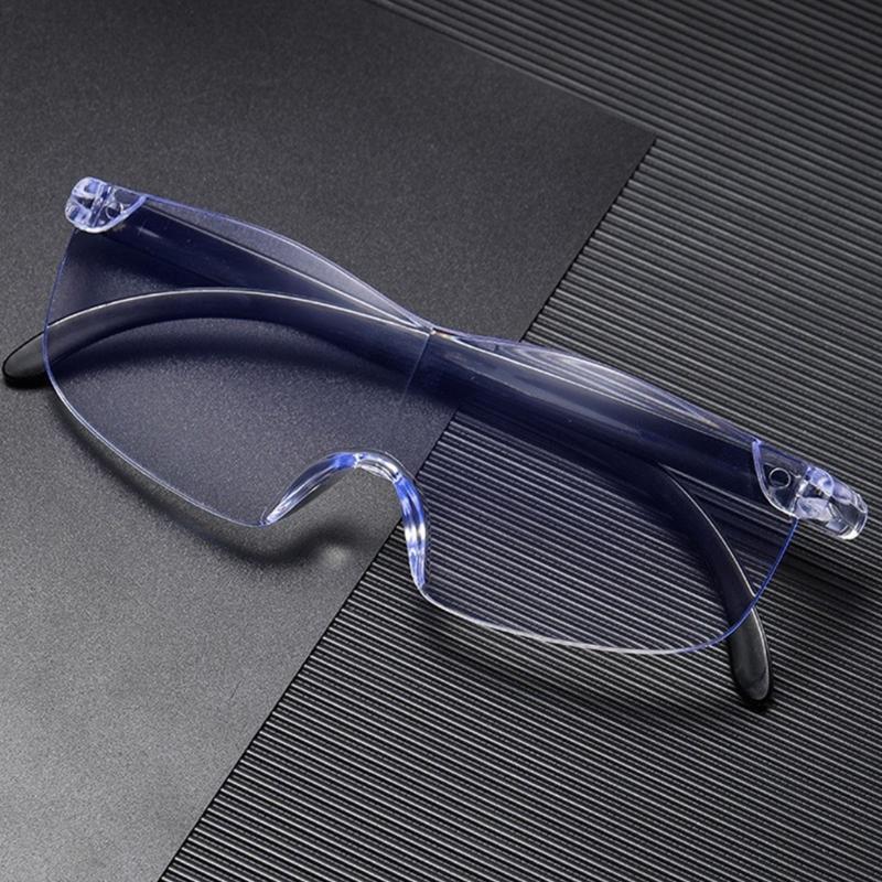 3X 5 8X 10X 12X Adjustable Magnification Eyeglass Frameless PC Frame For Detailed Work Sewing Repair