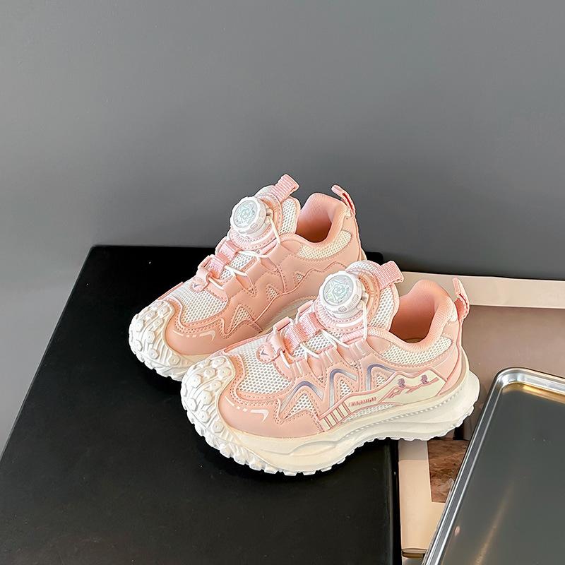 Chunky Kids Shoes for Boy Non-slip Basketball Sneakers for Children Fashion Versatile Girls Causal School Running Sports Shoes
