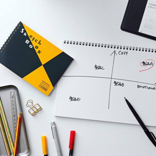 Maruman Sketchbook B6 Design Series Drawing Paper Narrow Opening 24 Sheets S160