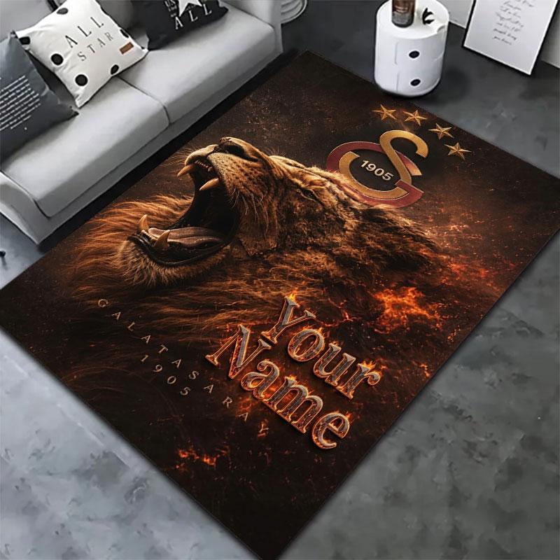 Galatasaray S Custom Name Carpet Rug for Living Room Bedroom Home Sofa Decoration,Kids play Non-slip Floor Mat