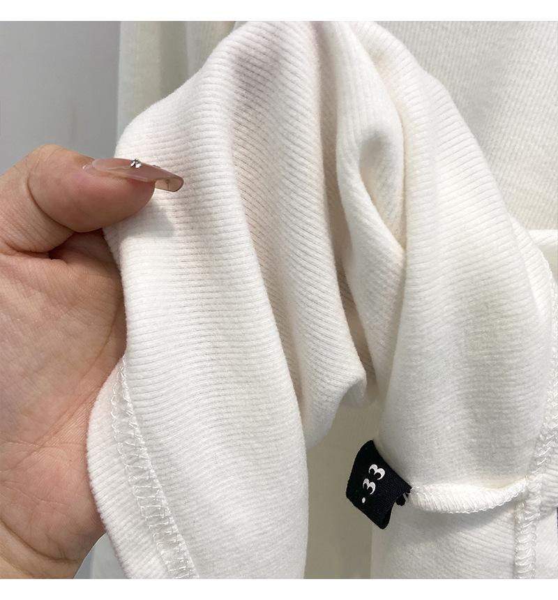 Women's Slim Fit Brushed Cotton Fleece Long Sleeve Base Layer Top for Autumn/Winter