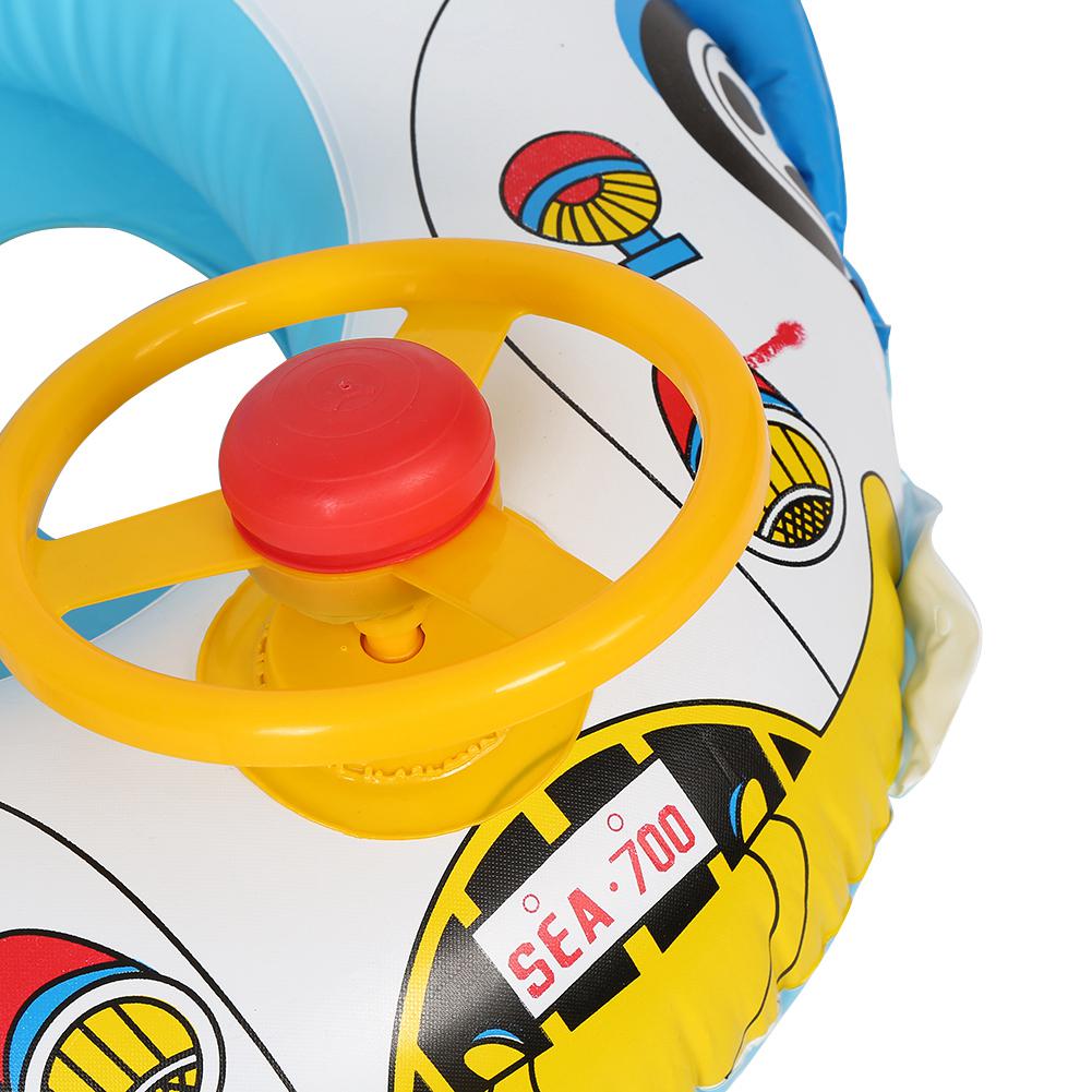 Baby Swimmer Circle Children Float Boat Water Toys PVC Inflatable Infant Swimming Seat Ring