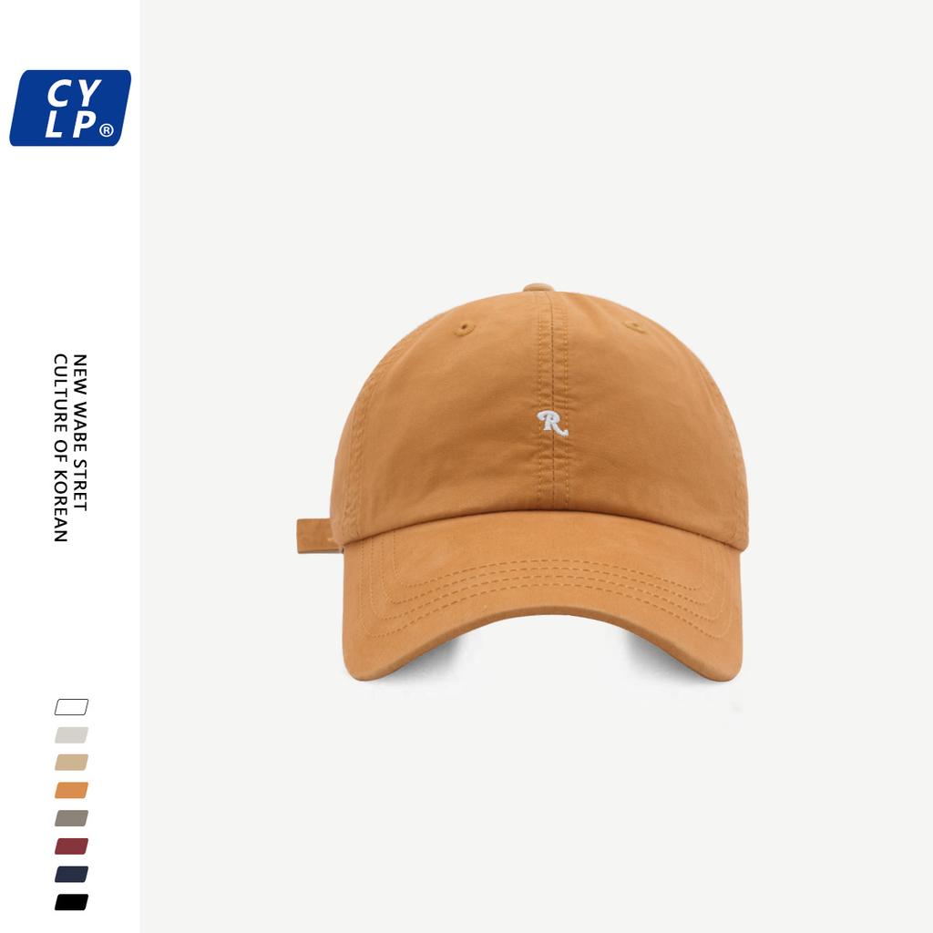 Unisex Baseball Stylish Cap With Minimalist R Embroidery Perfect Spring Fashion