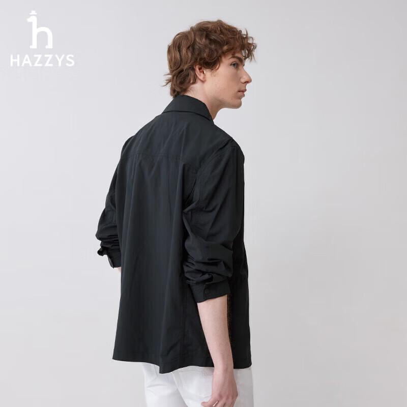 HAZZYS Men's Lapel Work Jacket