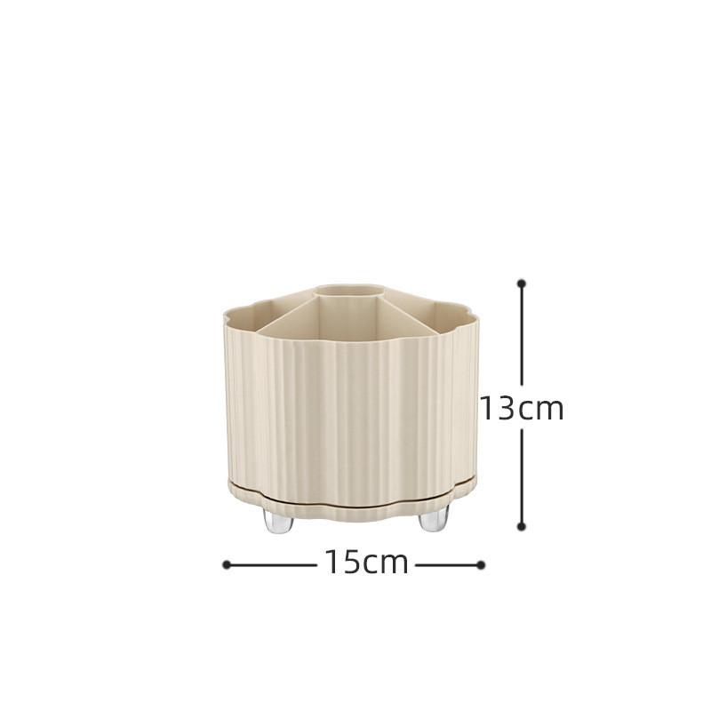 

Органайзер для макияжа, косметический ящик для хранения, вращающийся на 360° держатель кистей для макияжа, настольный органайзер для губной помады для ухода за кожей, тени для век, косметический органайзер