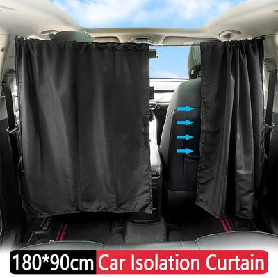2pcs/set Sun Shade Car Privacy Curtain Taxi Car Isolation Curtain Partition Protection Curtain Commercial Vehicle Car Accessorie