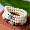 Multilayer Garnet Amethyst Beads Bohemian Wrap Bracelet Charm Women Men Wristband Jewelry Gift