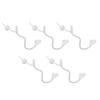 5pcs BTE Sound Aid Replacement Slim Tubes 2B Size Sound Amplifier Tubes with Open Dome Ear Tips S