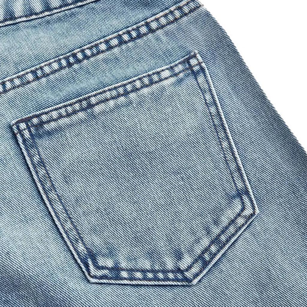 Pantaloni da Donna Taglia Grande Jeans Elasticizzati Larghi Pantaloni Semi-Elastici