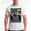 Law And Order Svu Tshirt Summer Casual Cotton Tee Oversized Streetwear Tops Vintage Graphic Print Loose Fit Short Sleeve