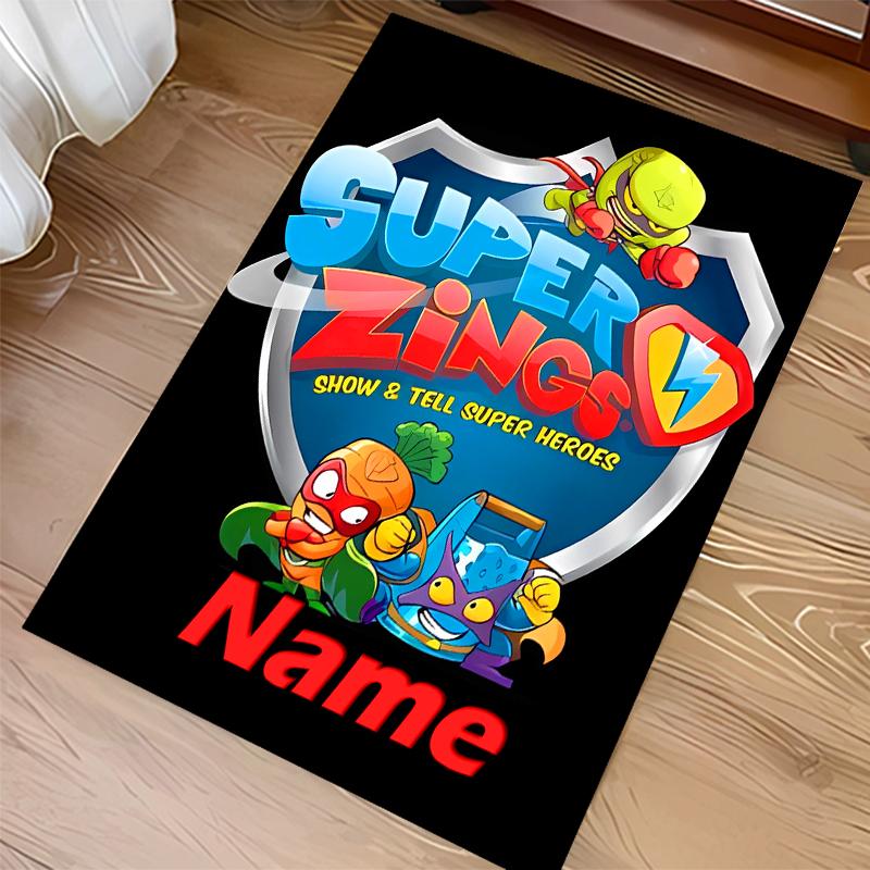 Custom Personalization SuperZings Print Area Rug - Soft, Washable Non-Slip Indoor Mat,Living Room,Home&Office Decorative Rug