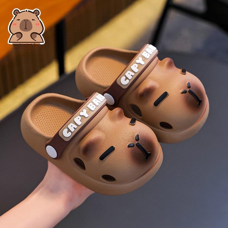 

Spring Summer New Children s Leisure Cute Cartoon Dolphin Anti slip Home Indoor Slippers Beach Shoes Kapibala 24-25