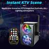 LED Laser Projection Stage Lighting RGBW DJ Disco MIni Party Lights Remote Control for Christmas Wedding Home Club Decoration