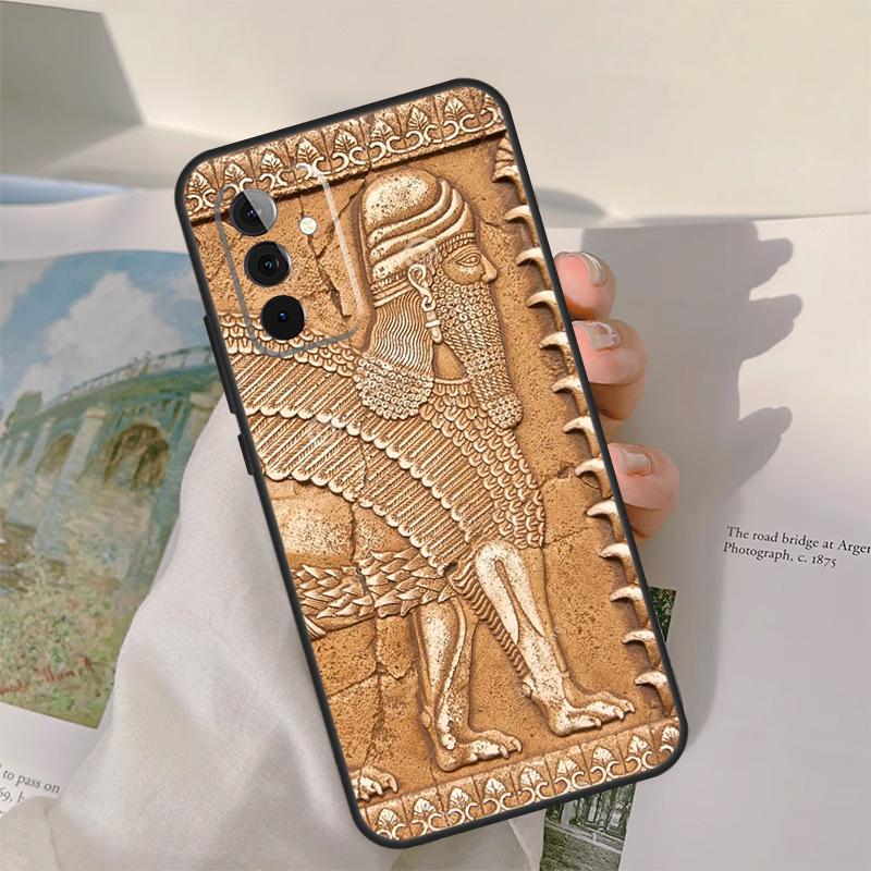 Assyrian Statue lamassu Art Case For Samsung Galaxy A55 A35 A15 A32 A12 A22 A52 A06 A54 A34 A14 A56 A36 A26 A16 A13 A53