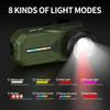 Mini EDC Flashlight Magnetic Charging Motion Sensor, Ultra Bright Clip On Headlight Portable Pocket Work Light for Hats Camping Hiking Emergency