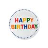 New Happy Birthday Theme Party Badge White Tinplate Handmade Birthday Badge 