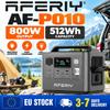 AFERIY AF-P010 800W 512Wh Stazione di Alimentazione Portatile, Generatore Solare UPS LiFePO4 per Campeggio, Camper, Casa, Emergenza