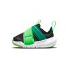 Flex Advance Slip Resistant, Abrasion Resistant, Breathable Low Top Running Shoes Black Green Infant And Toddler CZ0188-004