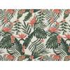 Tropical Green Palm Leaf Tablecloth for Table Decor Summer Hawaii Pink Flower Leaves Kitchen Dining Table Cloth Party Decoration
