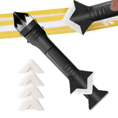 Caulking Spatula Floor Residual Glue Caulking Spatula Finishing Tool Portable Toilet Brick Skirting Applicator Professional