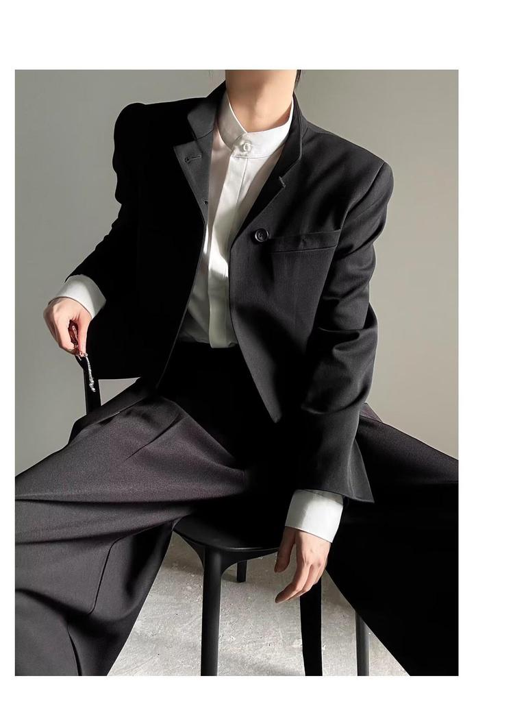 Chaqueta Casual Versátil de Corte Ajustado para Hombre Estilo Coreano