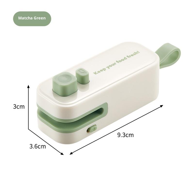 Mini Portable Electric Heat Bag Sealer Machine Usb Rechargeable Food Sealer For Snacks Spices Handheld Plastic Bag Sealer